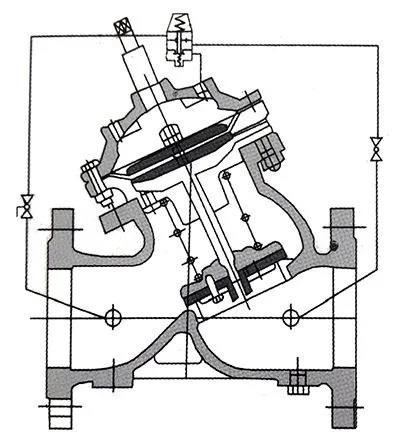 緩閉式止回閥 結(jié)構(gòu)圖